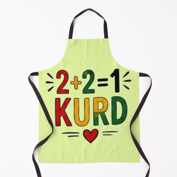 Item preview, 2+2=1 Kurd Cute Typography Art designed and sold by DailyDoodlesBySumbul.
