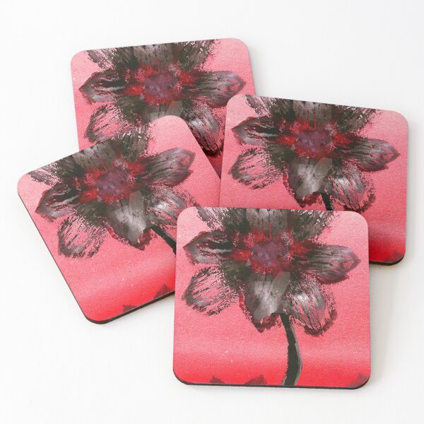 Item preview, Gothic Dark Floral Red Gradient  designed and sold by RhondaBrenna.