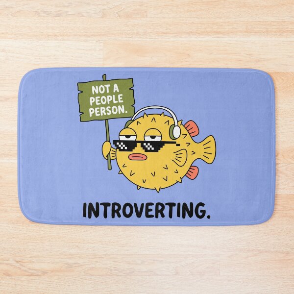 Item preview, Not A People Person Pufferfish Introverting Funny Sunglasses designed and sold by Amir Faysal.