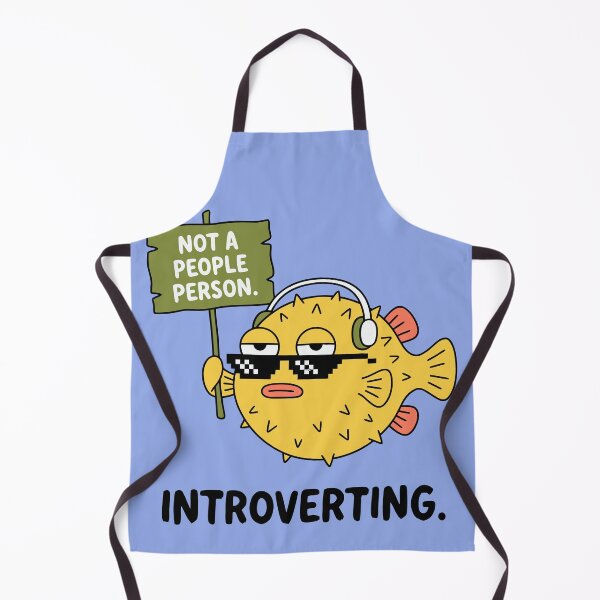 Item preview, Not A People Person Pufferfish Introverting Funny Sunglasses designed and sold by Amir Faysal.