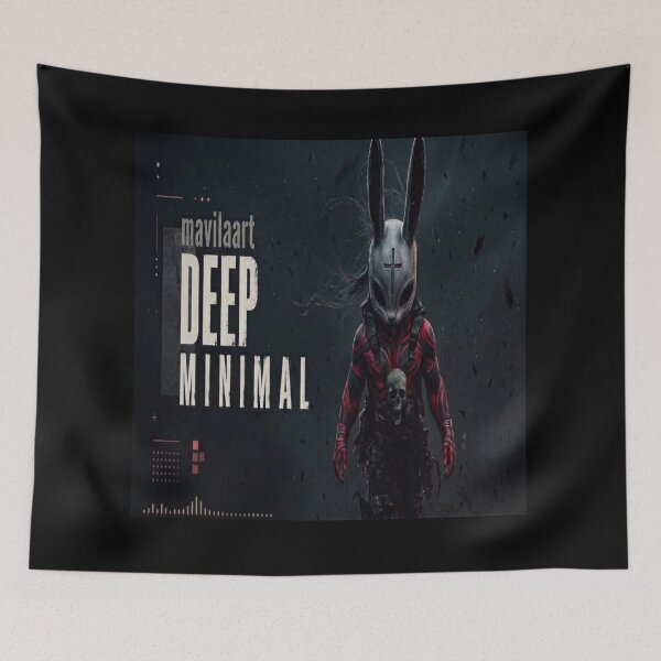 Item preview, Cybernetic Rabbit Warrior in Deep Darkness designed and sold by JMAVILA ART.