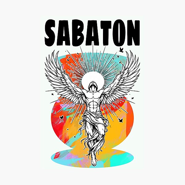 Item preview, Angel Sabaton Black  designed and sold by Beach Long.