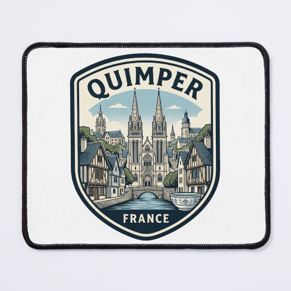 Item preview, Vintage Quimper France Travel Badge designed and sold by k3rstman1.
