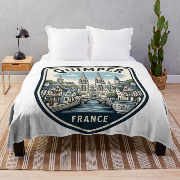 Item preview, Vintage Quimper France Travel Badge designed and sold by k3rstman1.