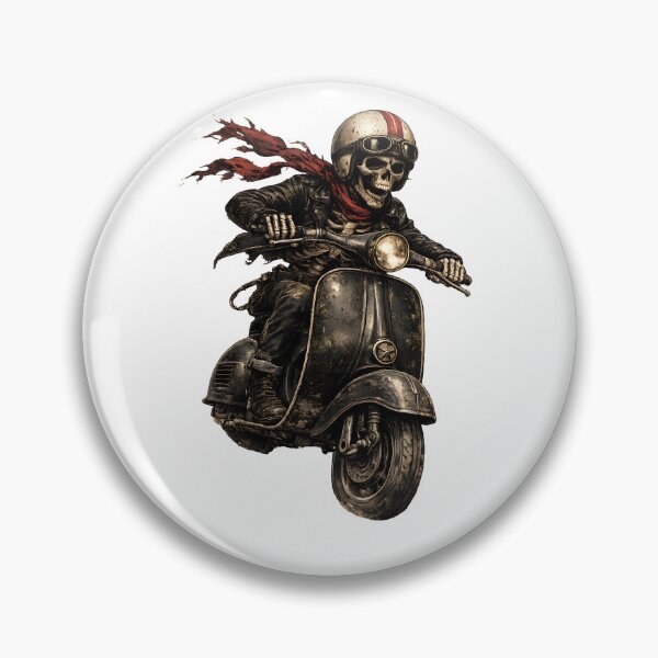 Item preview, Scooter skull designed and sold by muhammadkhafidh.