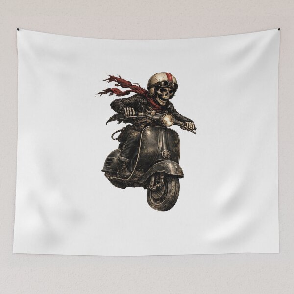 Item preview, Scooter skull designed and sold by muhammadkhafidh.