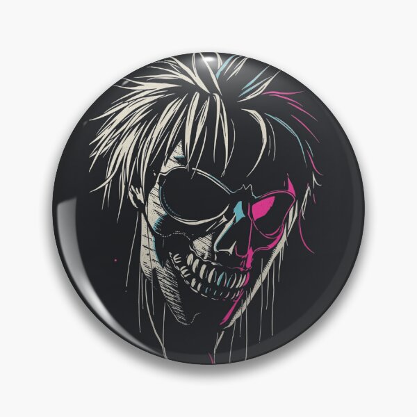 Item preview, Neon Pink Sunglasses Cyber Punk Skull designed and sold by ERODED SELF.