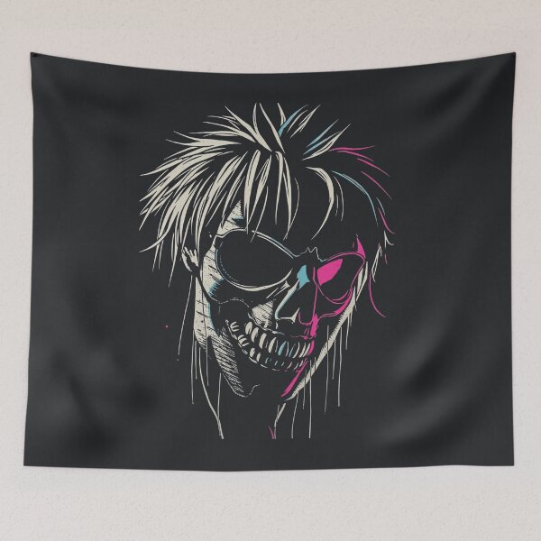 Item preview, Neon Pink Sunglasses Cyber Punk Skull designed and sold by ERODED SELF.