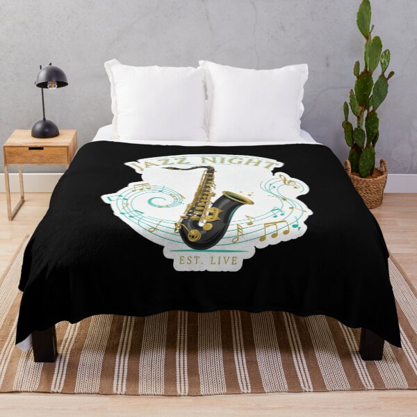Item preview, Jazz Night – Elegant Saxophone Live Music Design designed and sold by Midnight Veil Designs.