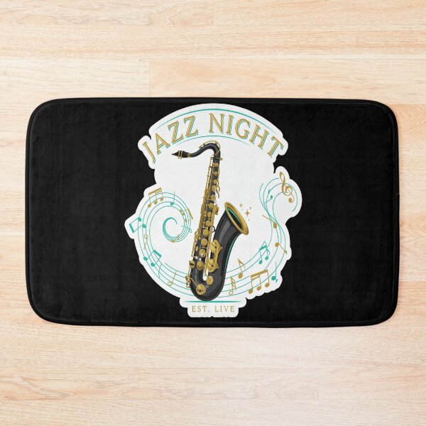 Item preview, Jazz Night – Elegant Saxophone Live Music Design designed and sold by Midnight Veil Designs.