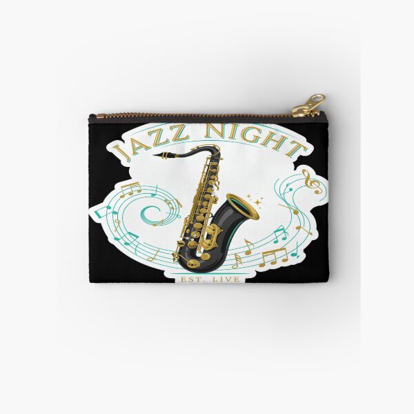 Item preview, Jazz Night – Elegant Saxophone Live Music Design designed and sold by Midnight Veil Designs.
