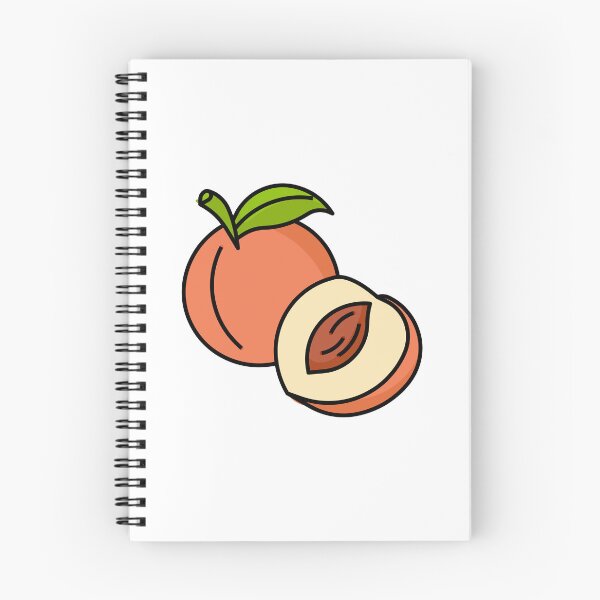 Item preview, Cute Pop Art Peach and Slice Graphic designed and sold by Vision Crafted.