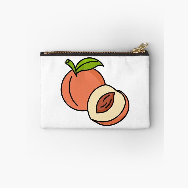Item preview, Cute Pop Art Peach and Slice Graphic designed and sold by Vision Crafted.