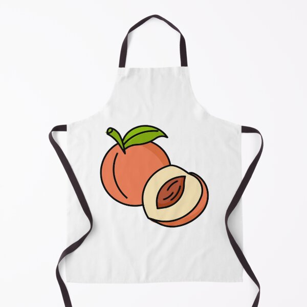 Item preview, Cute Pop Art Peach and Slice Graphic designed and sold by Vision Crafted.