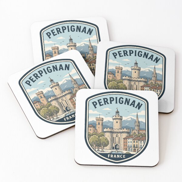 Item preview, Perpignan France Vintage Travel Badge designed and sold by k3rstman1.