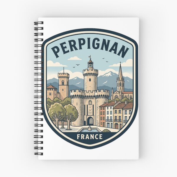 Item preview, Perpignan France Vintage Travel Badge designed and sold by k3rstman1.
