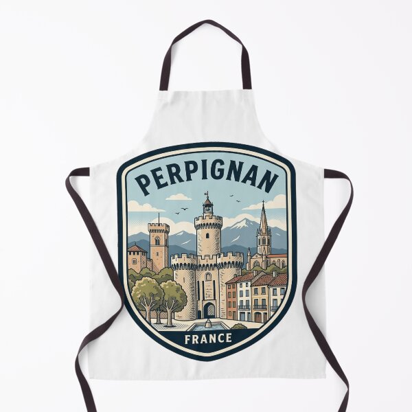 Item preview, Perpignan France Vintage Travel Badge designed and sold by k3rstman1.