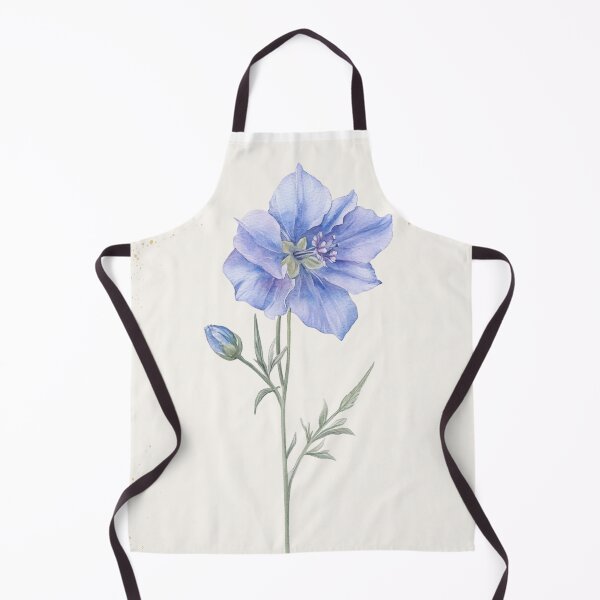 Item preview, July Birth Flower Larkspur | Elegant Watercolor Botanical | Vintage Floral designed and sold by lisa-diver.
