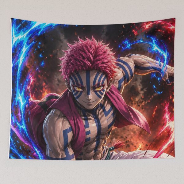 Item preview, Akaza fan art demon slayer designed and sold by Arjun4282.