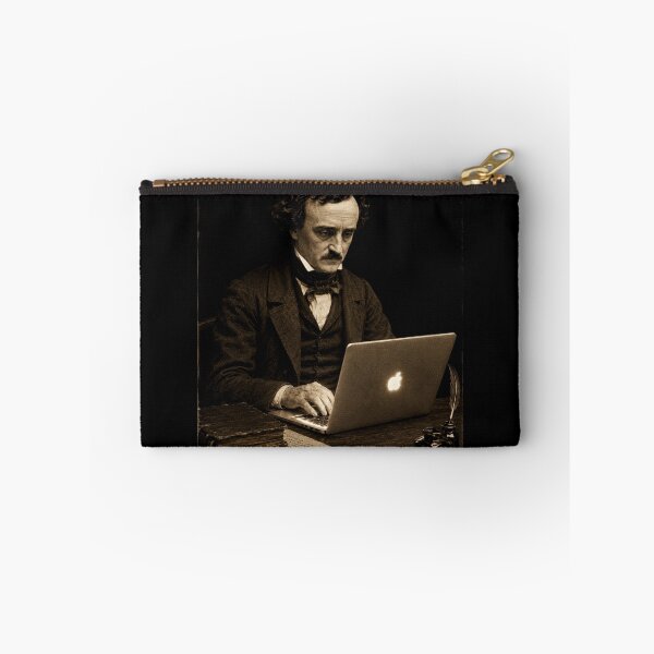 Item preview, Edgar Allan Poe Writer’s Block – Vintage Dark Academia Historical Mashup designed and sold by LuxeBuzz.