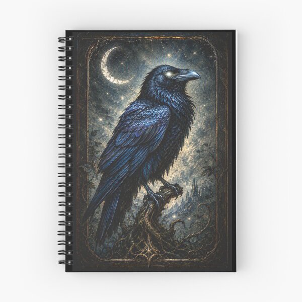 Item preview, Raven in the Moonlight designed and sold by Its-Oldn-Rusty.