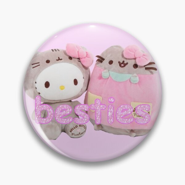 Item preview, Pusheen + Hello Kitty with text!! designed and sold by PLANET-VEE.