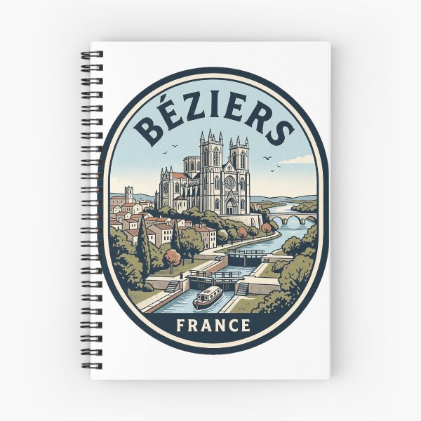Item preview, Vintage Beziers France Canal du Midi Travel designed and sold by k3rstman1.