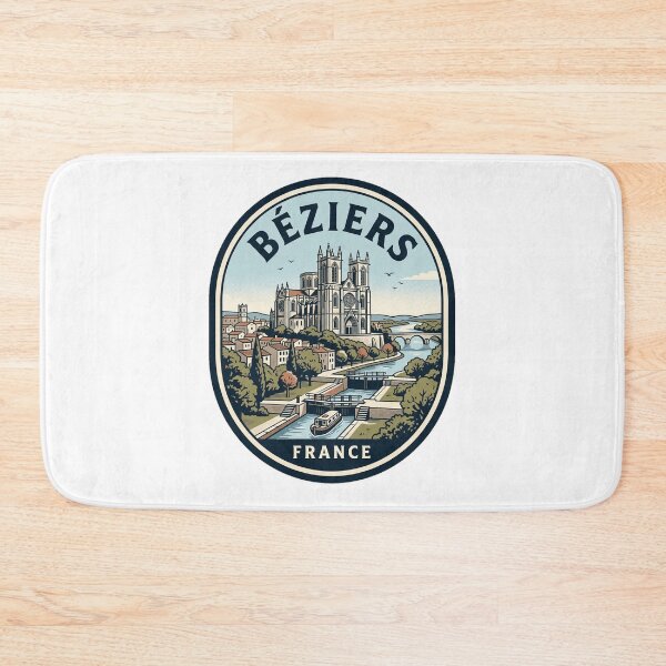 Item preview, Vintage Beziers France Canal du Midi Travel designed and sold by k3rstman1.