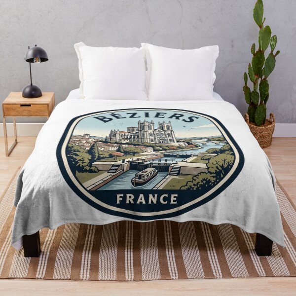 Item preview, Vintage Beziers France Canal du Midi Travel designed and sold by k3rstman1.