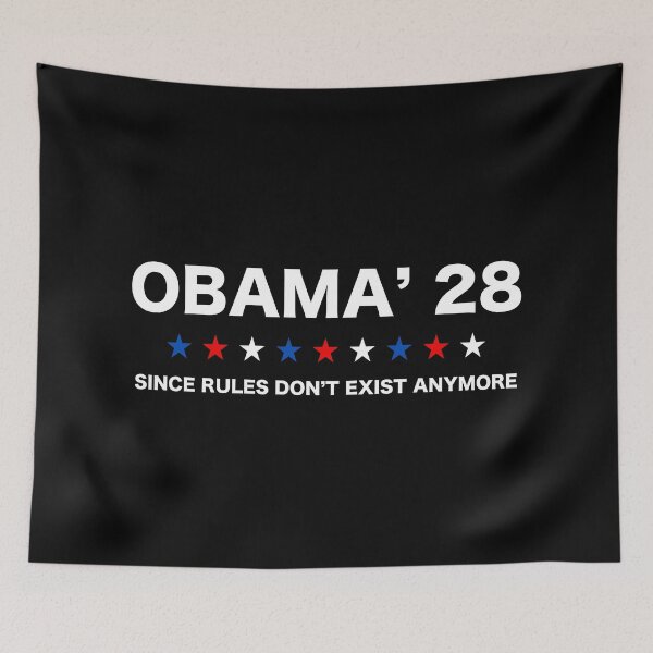 Item preview, Obama 2028, Funny Political, Since Rules Dont Exist Anymore, Retro Election Parody, Liberal Humor Gift For Progressive Democrat designed and sold by Cchotlan.