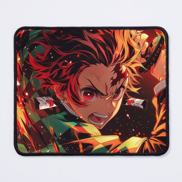 Item preview, tanjiro demon slayer flames designed and sold by Arjun4282.