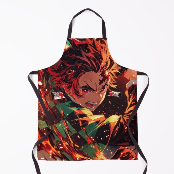 Item preview, tanjiro demon slayer flames designed and sold by Arjun4282.