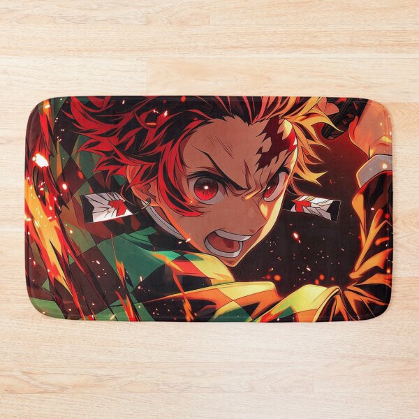 Item preview, tanjiro demon slayer flames  designed and sold by Arjun4282.
