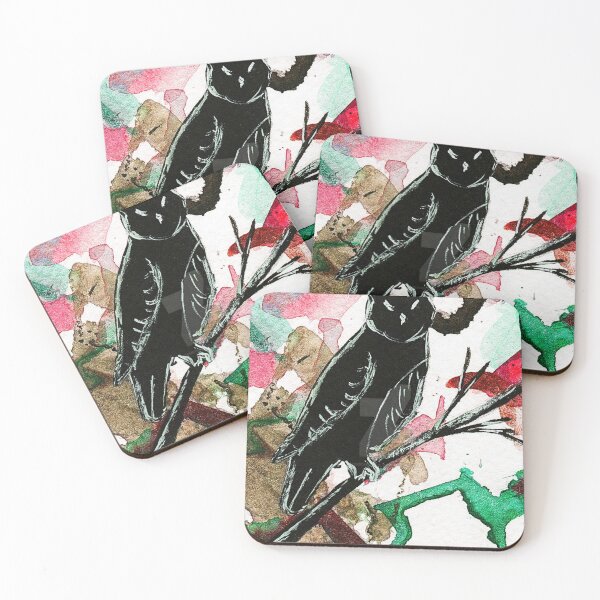 Item preview, Gothic Black Owl Perched  designed and sold by RhondaBrenna.