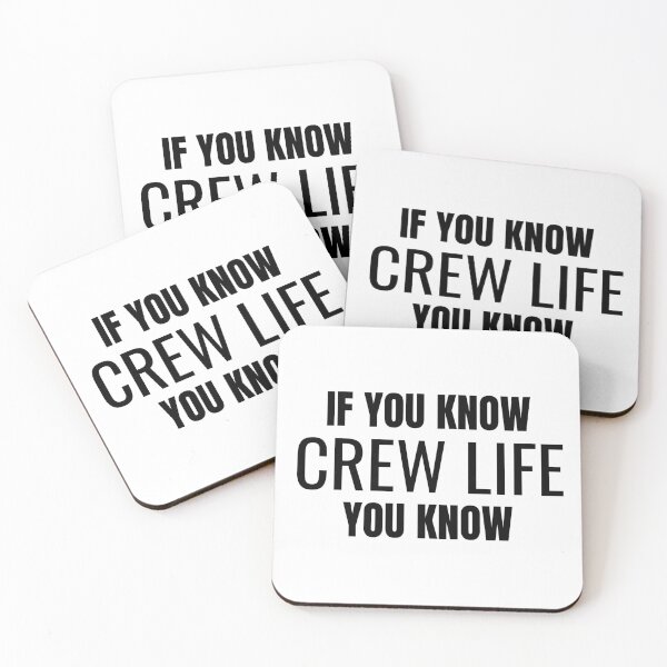 Item preview, If You Know Crew Life You Know (Black) designed and sold by ShipCrewNation.