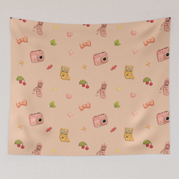 Item preview, 90s Retro Gadgets and Cute Kitsch Pattern 2 designed and sold by SimplePoDesign.