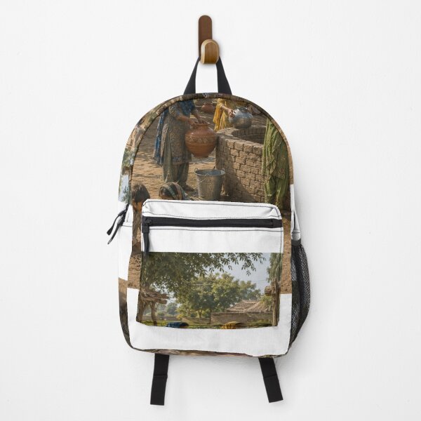 Item preview, Traditional Punjabi Village Life – Vintage Rural Pakistan Sticker designed and sold by Arts121.