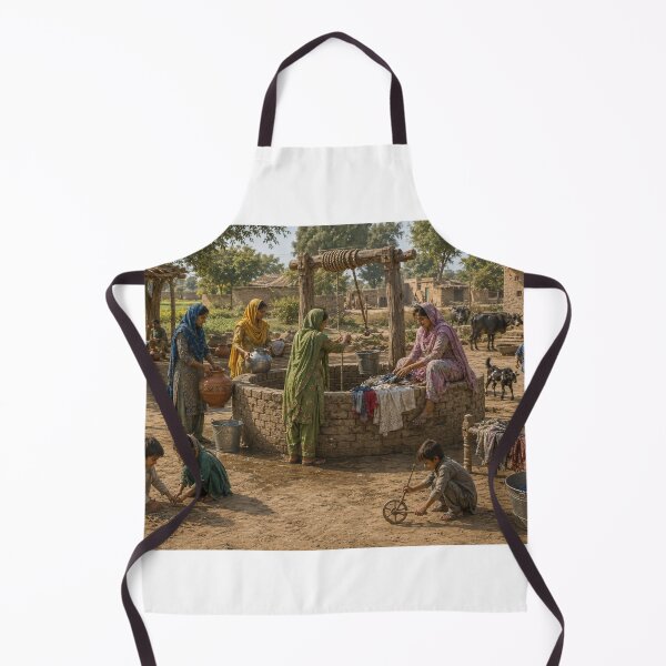 Item preview, Traditional Punjabi Village Life – Vintage Rural Pakistan Sticker designed and sold by Arts121.