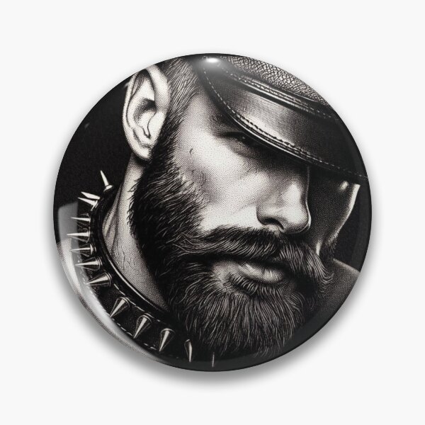 Item preview, Gay Leather Lounge London Scruff Daddy Leather Art designed and sold by ItsAKinkThing.
