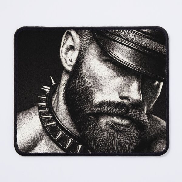 Item preview, Gay Leather Lounge London Scruff Daddy Leather Art designed and sold by ItsAKinkThing.