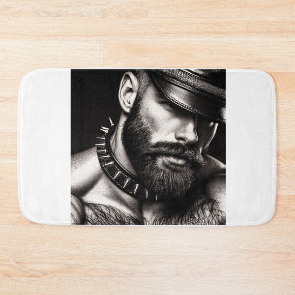 Item preview, Gay Leather Lounge London Scruff Daddy Leather Art designed and sold by ItsAKinkThing.