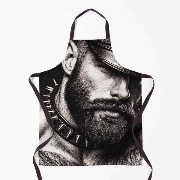 Item preview, Gay Leather Lounge London Scruff Daddy Leather Art designed and sold by ItsAKinkThing.