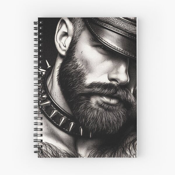 Item preview, Gay Leather Lounge London Scruff Daddy Leather Art designed and sold by ItsAKinkThing.