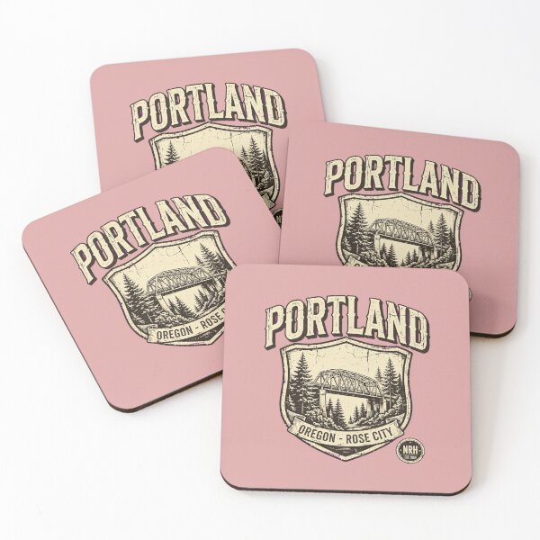 Item preview, Retro license plate Portland Oregon Rose City designed and sold by Normandy Road Heritage.