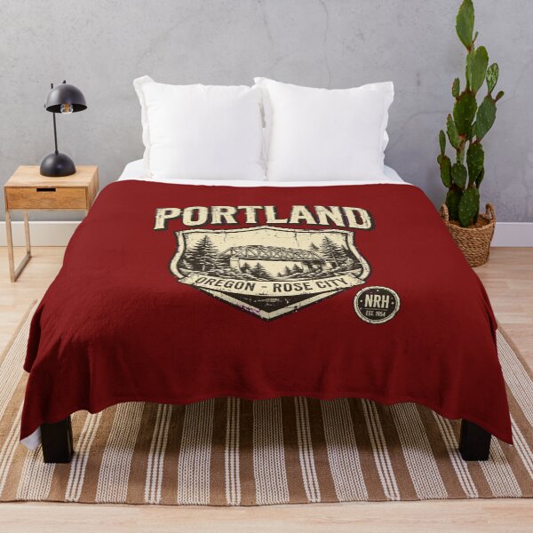 Item preview, Retro license plate Portland Oregon Rose City designed and sold by Normandy Road Heritage.