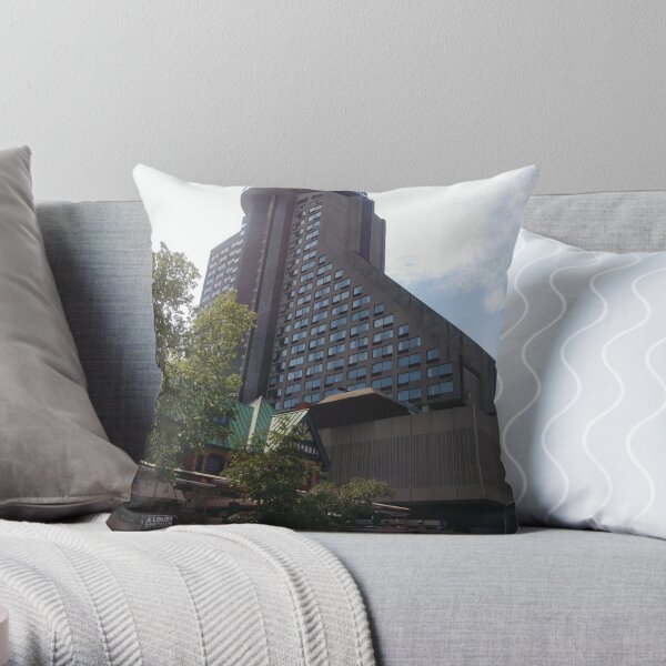 #Quebec #City, #QuebecCity, #Canada, #buildings, #streets, #places Throw Pillow