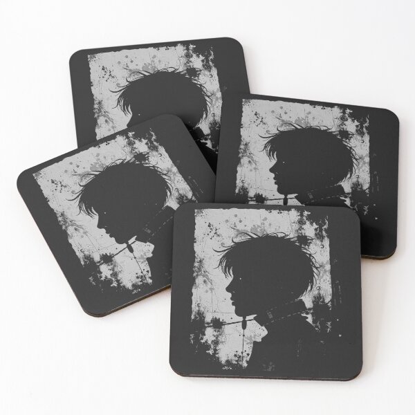 Item preview, Goth Anime Boy Silhouette Grunge Zine designed and sold by ERODED SELF.