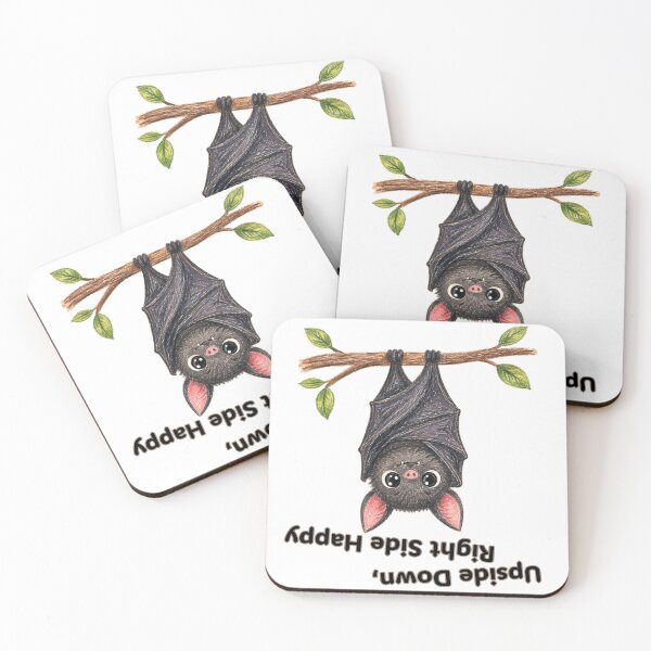 Item preview, Upside Down Right Side Happy Bat designed and sold by Buli89.