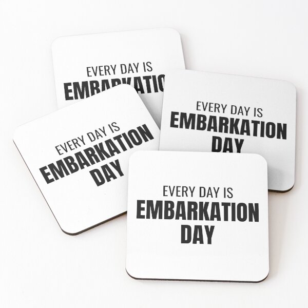 Item preview, Every Day Is Embarkation Day (Black) designed and sold by ShipCrewNation.