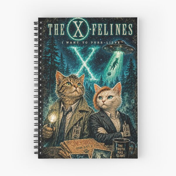 Item preview, The X-Felines – Paranormal Cat Investigators designed and sold by FULLCOLOR2099.